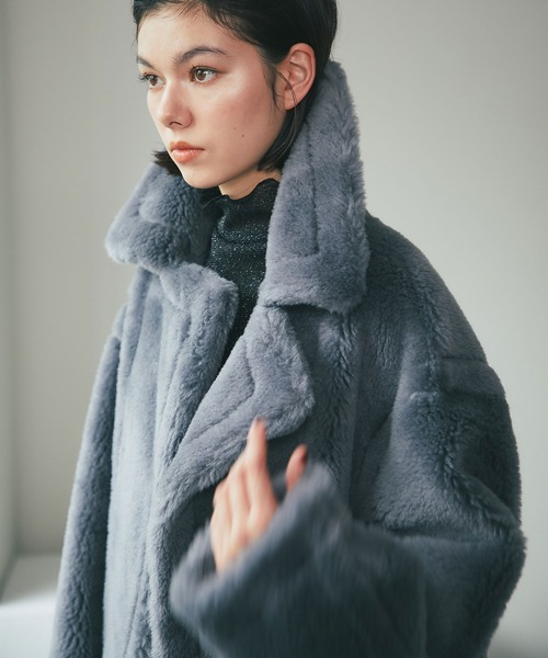 SMILE ORCHID（スマイルオーキッド） ムートンコート ボアコート