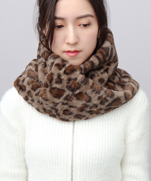 A.M.S. ネックウォーマー スヌード ソフトタッチ フェイクファー