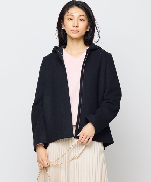 組曲（KUMIKYOKU） コート アウター ウールモッサ ショートコート