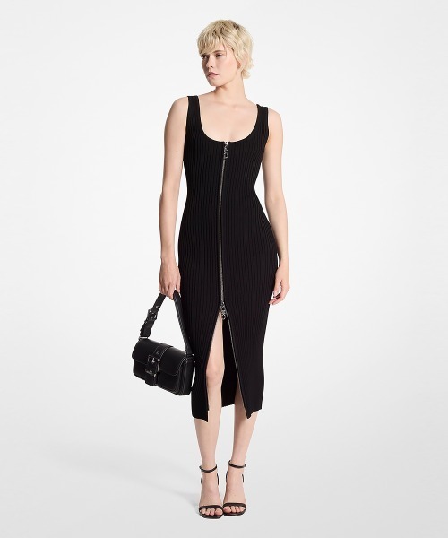 MICHAEL KORS（マイケルコース） ワンピース リブ ストレッチニット