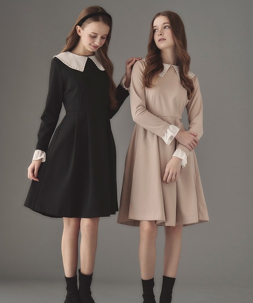 emiriawiz（エミリアウィズ） ワンピース スタッズカラーフレア