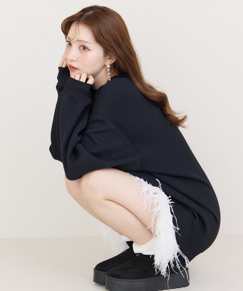 EIMY ISTOIRE（エイミーイストワール） ワンピース フェザーヘム