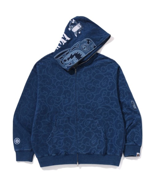 A BATHING APE（アベイシングエイプ） パーカー CLOUD CAMO TIGER