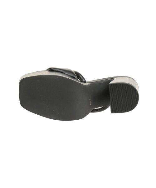 GYDA（ジェイダ） サンダル アシンメトリーラインパディングチャンキー