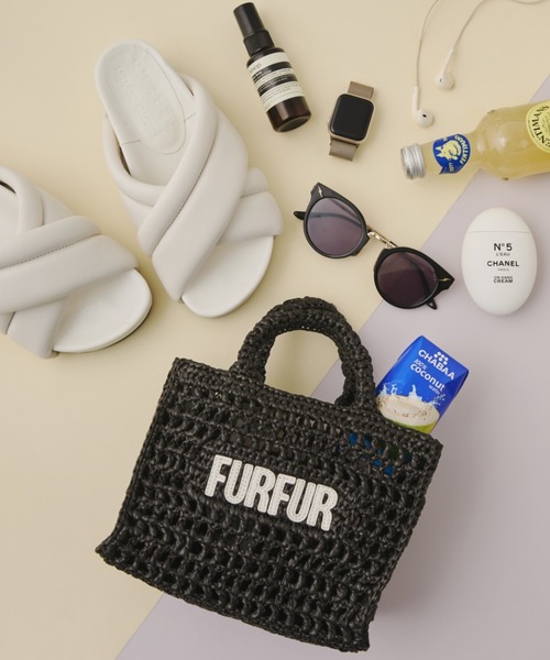 FURFUR（ファーファー） トートバッグ 「ZOZOTOWN限定カラー」ラフィア