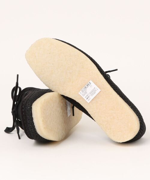 Clarks（クラークス） ブーツ Wallabee ワラビー 26175848 Black Mesh