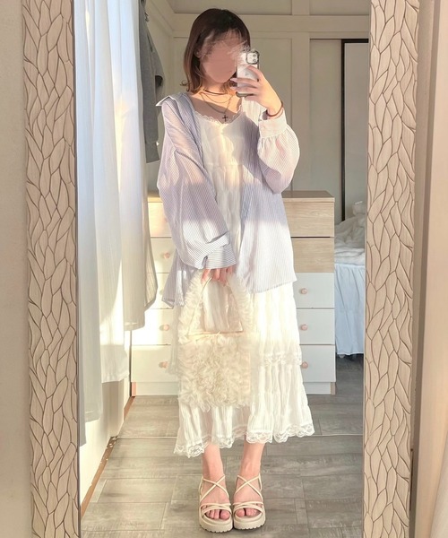 ワンピース フリルティアードキャミワンピース : ZOZOTOWN Yahoo!店