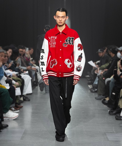 MSML スタジャン MUSIC VARSITY JACKET メンズ : ZOZOTOWN Yahoo!店