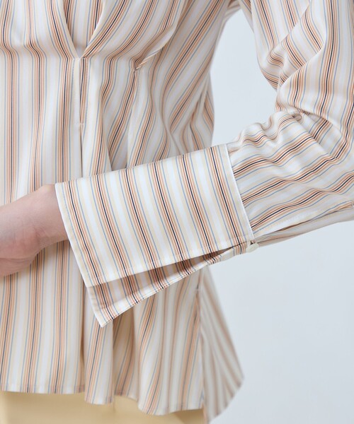 MACPHEE（マカフィー） ブラウス シャツ コットンブロード プル