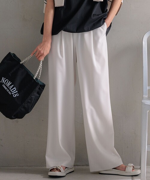 23区（ニジュウサンク） パンツ 「洗える」2WAYストレッチツイル