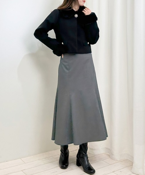 INGNI（イング） アウター 4Wayビジューボタンショートコート