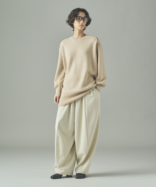 Curensology（カレンソロジー） パンツ /ダブルクロスドロストパンツ