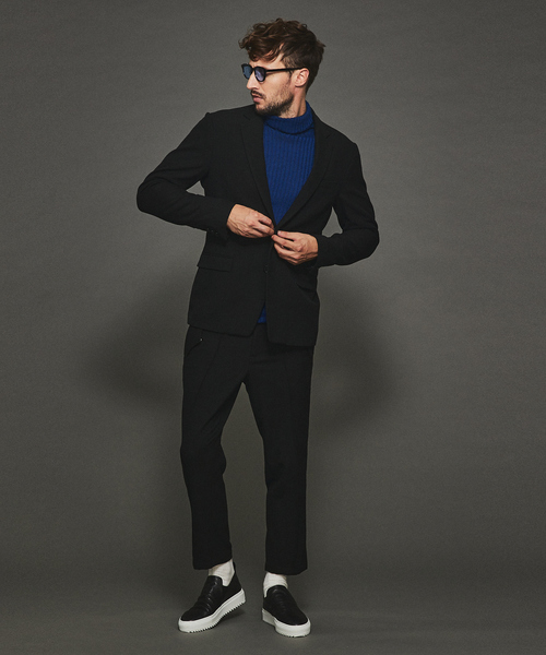 5351 POUR LES HOMMES スラックス 「セットアップ対応」TRツイード