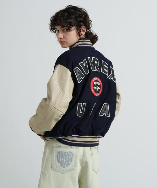 AVIREX（アヴィレックス） スタジャン L-STADIUM JKT SIGNATURE LOGO