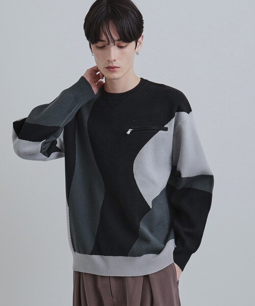 tk.TAKEO KIKUCHI（ティーケータケオキクチ） セーター ニット カラー