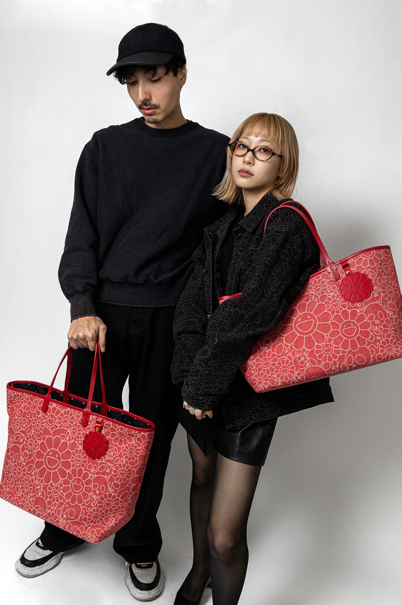 1月5日（月）20時WEBショップより、『TM／KK』デニムトートバッグ新色