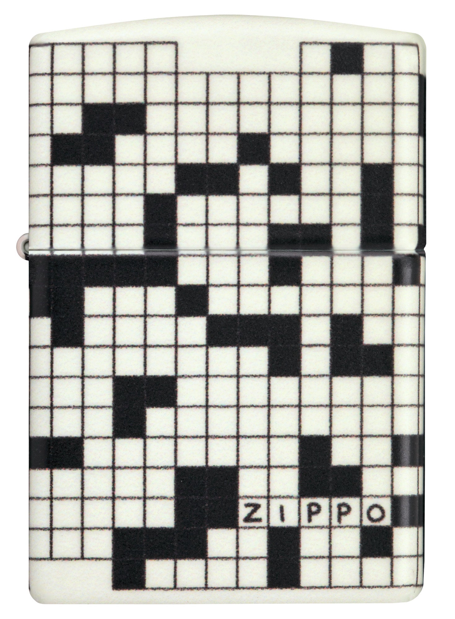 Zippo Crossword Design 540 Color Glow in the Dark Windproof