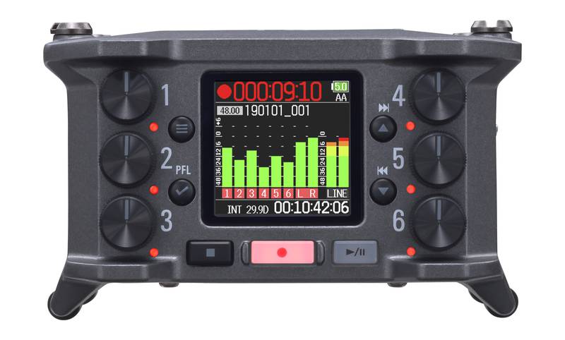 F6 6-Channel Field Recorder | ZOOM