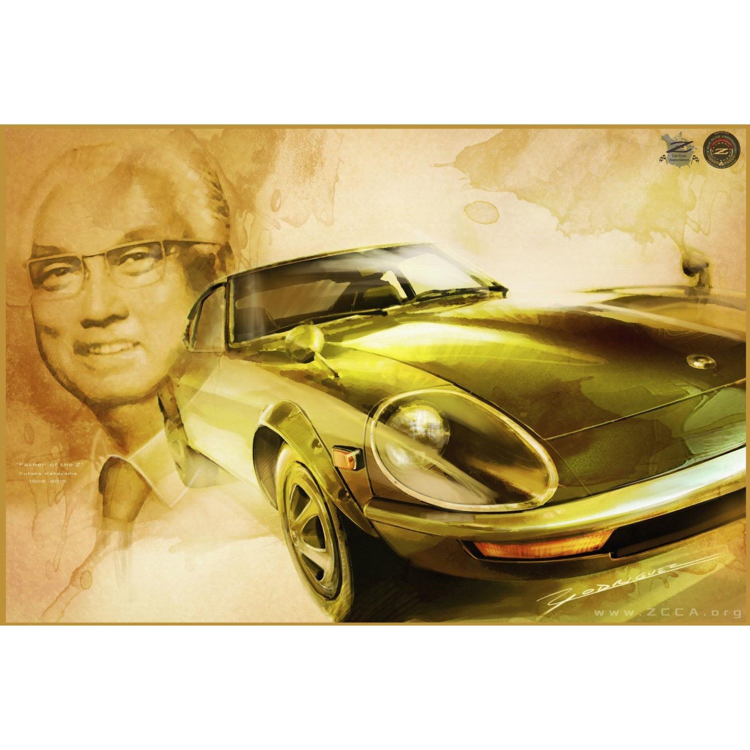 ZCON 2015 Mr. K G-Nose Fairlady Z Poster, Memphis, 24