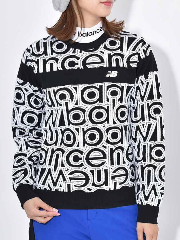 ニューバランスゴルフ ジャガードクルーネックニット 012-4270505