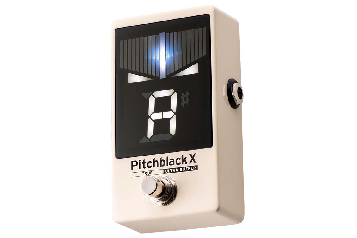 コルグのペダル・チューナー“Pitchblack X”に、ブルーとクリームの2色