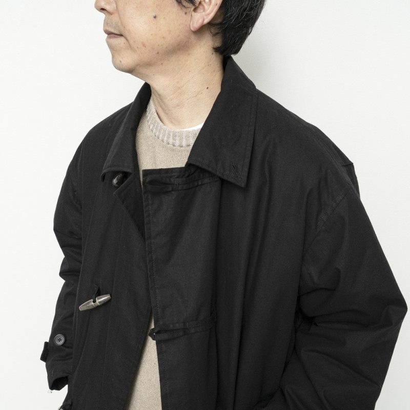 STILL BY HAND シンサレート中綿を入れたコットン素材のダッフルコート