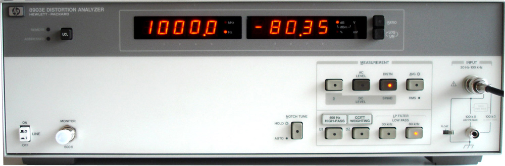 HP / Agilent 8903B/001 for sale $995.00 | | AccuSource Electronics