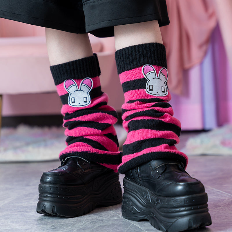 うさたん ボーダーレッグウォーマー – ACDC RAG