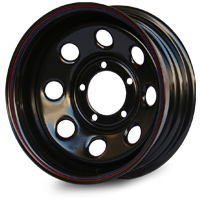 まつど家 鉄八 16×6.0J 5H ジムニー用スチールホイール | エアロ通販