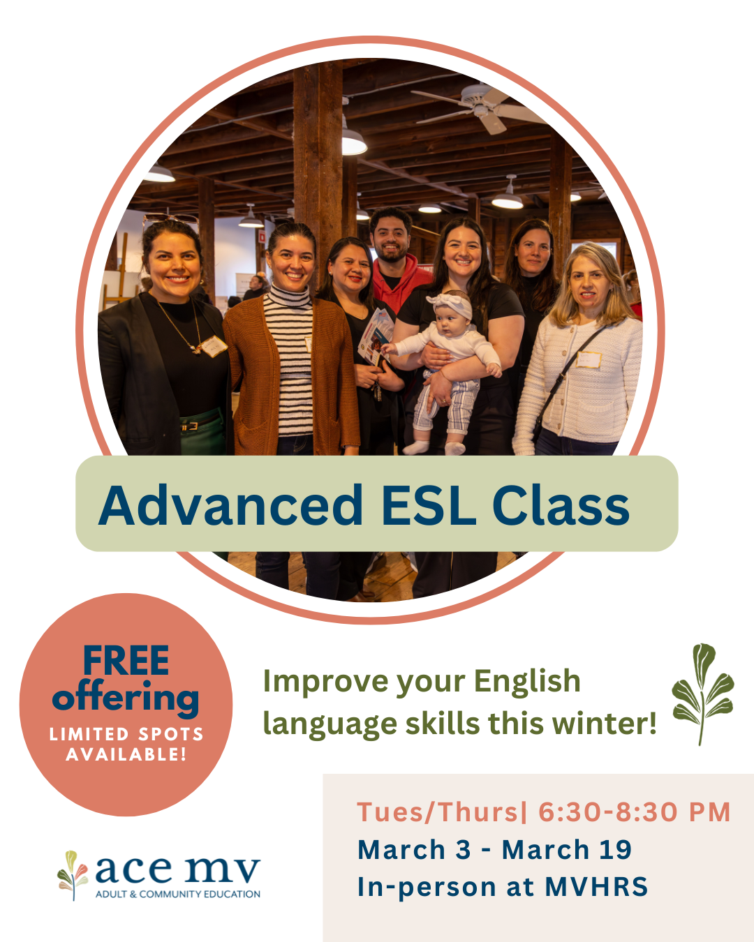 Mo's Gift Card Giveaway, Winter SOS Classes & More! - ACE MV