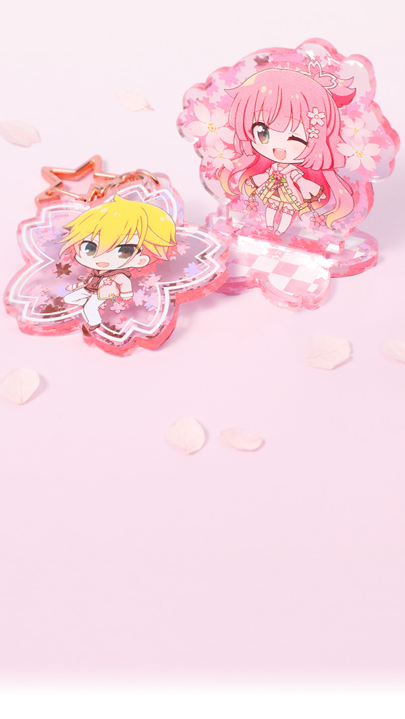 季節限定】さくらフレークアクスタ＆アクキー2026｜アクリルグッズの達人