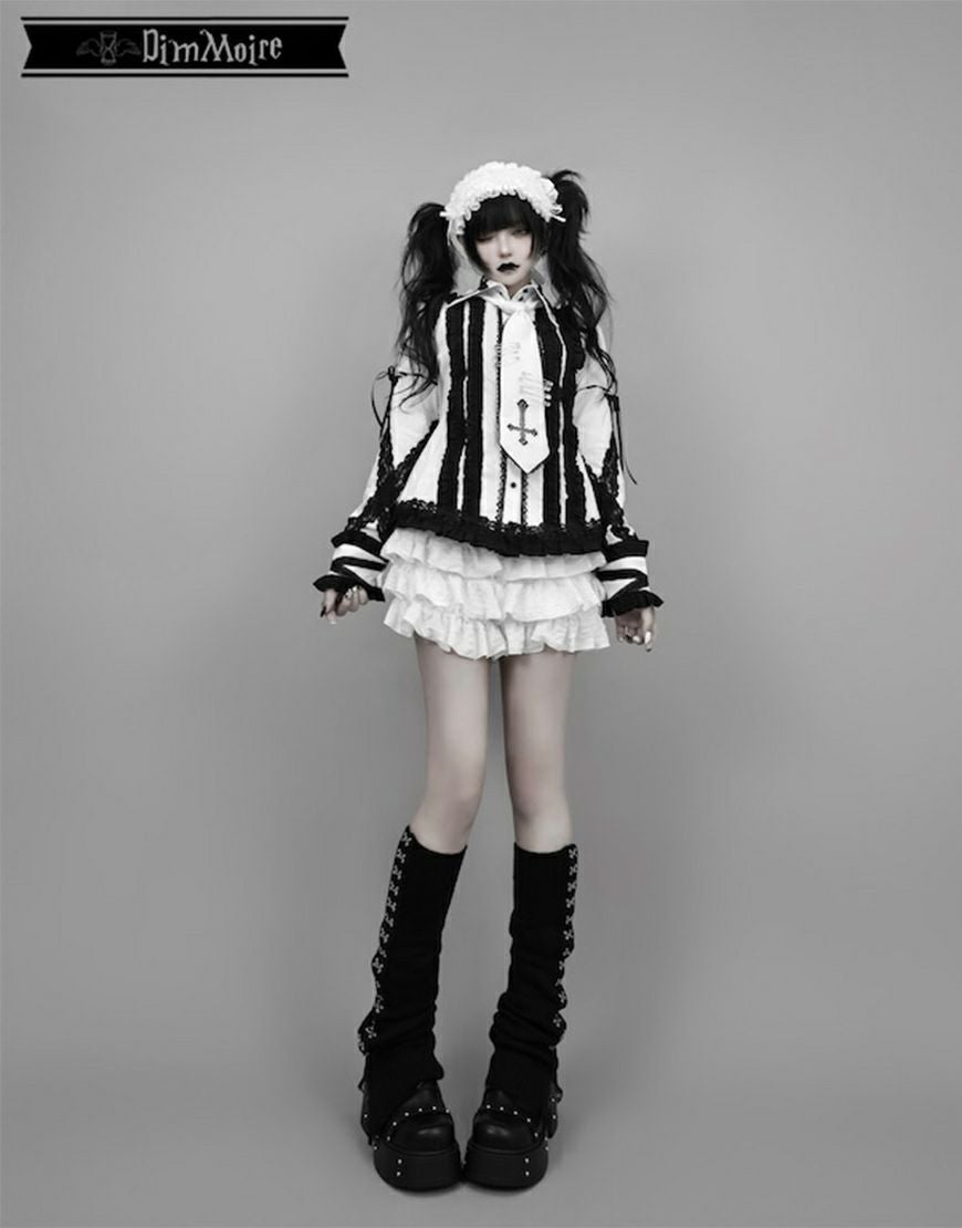 DimMoire【ディムモアール】スプリングホックレッグカバー/Black