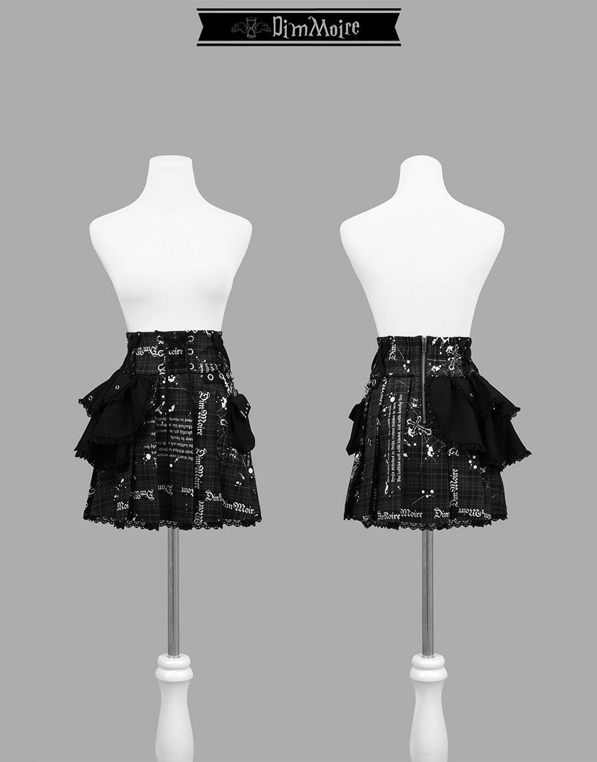 DimMoire【ディムモアール】フリルに埋もれて見る悪夢ドレス /Black