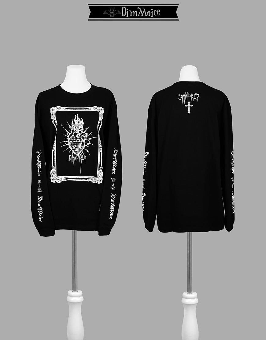 DimMoire【ディムモアール】おすましレース襟トップス/Black×White