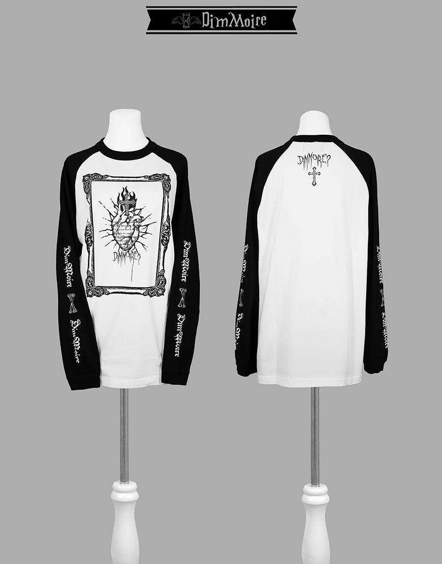 DimMoire【ディムモアール】おすましレース襟トップス/Black×White