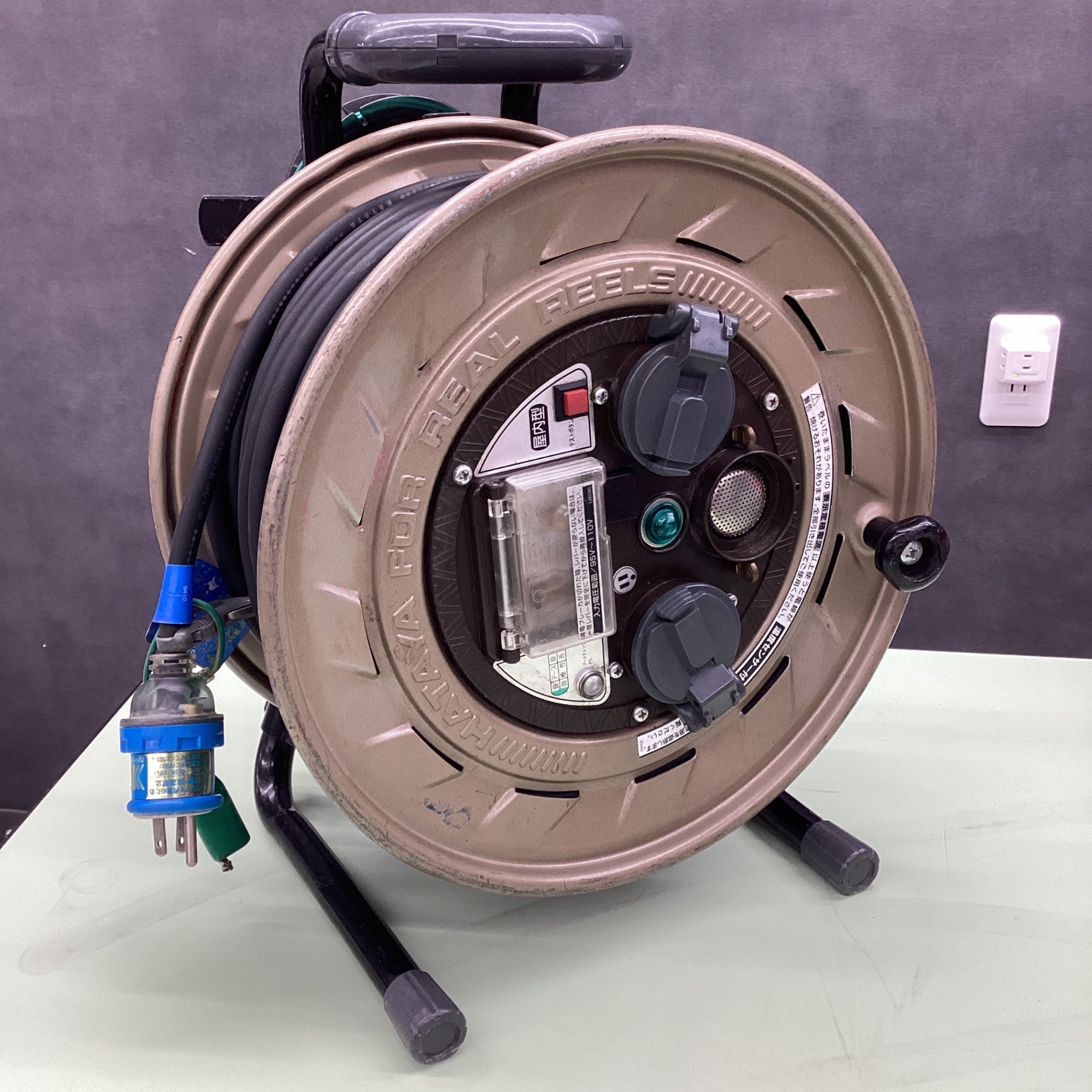 〇ハタヤ(HATAYA) 金属感知機能付メタルセンサーリール100V型標準型