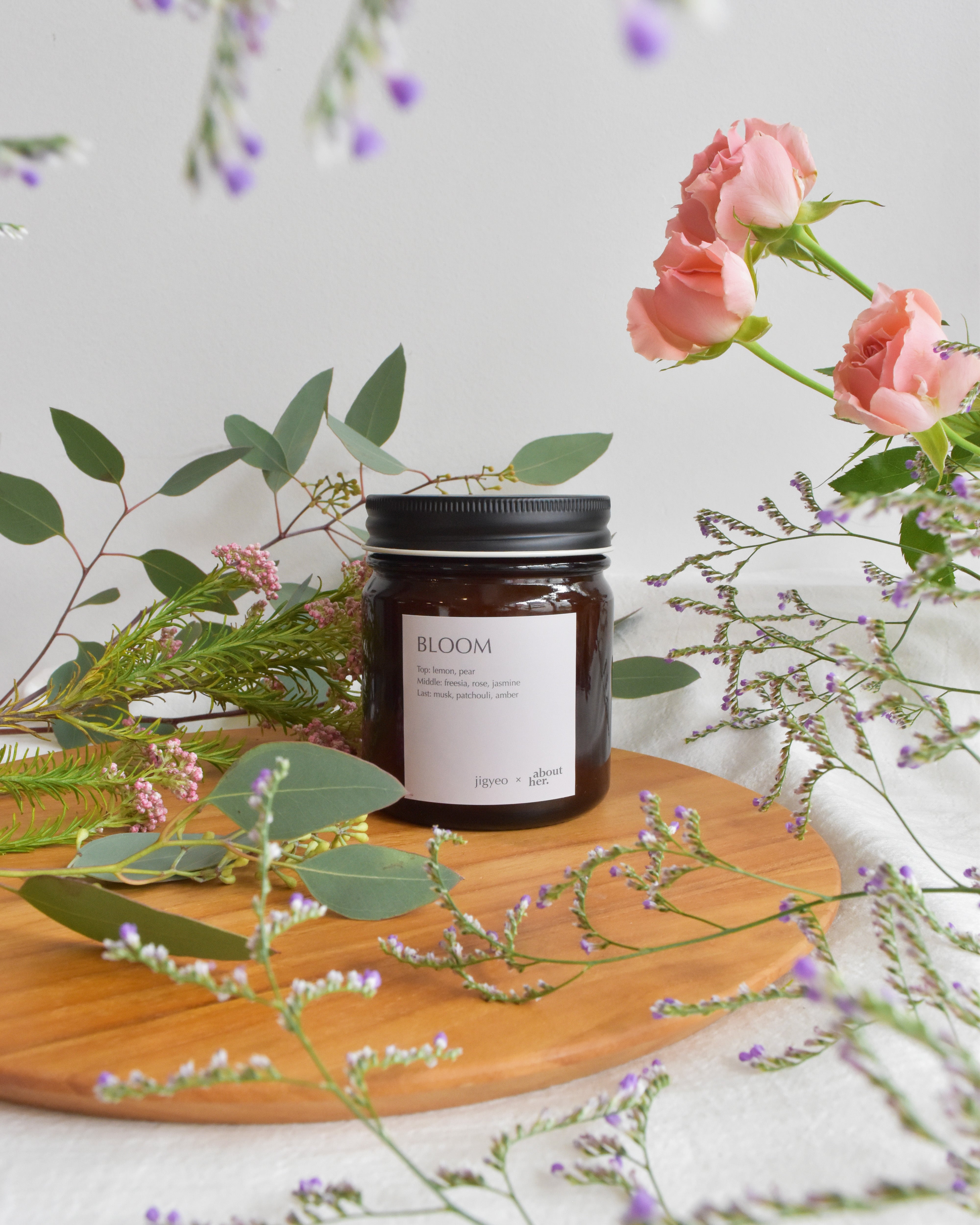 jigyeo Fragrance candle BLOOM – about her. online
