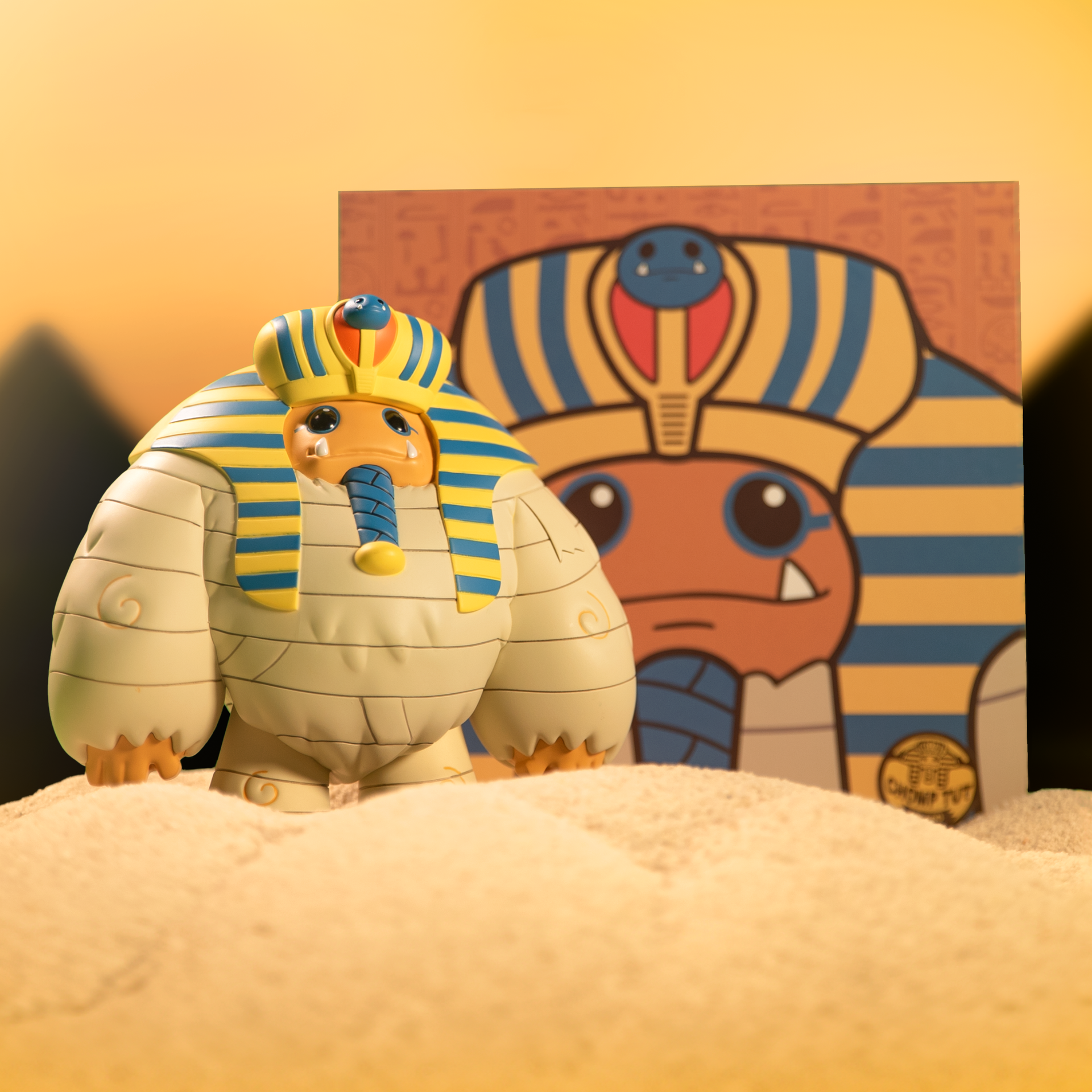 Limited Edition Chomp Tut Vinyl Figure By Dave Perillo