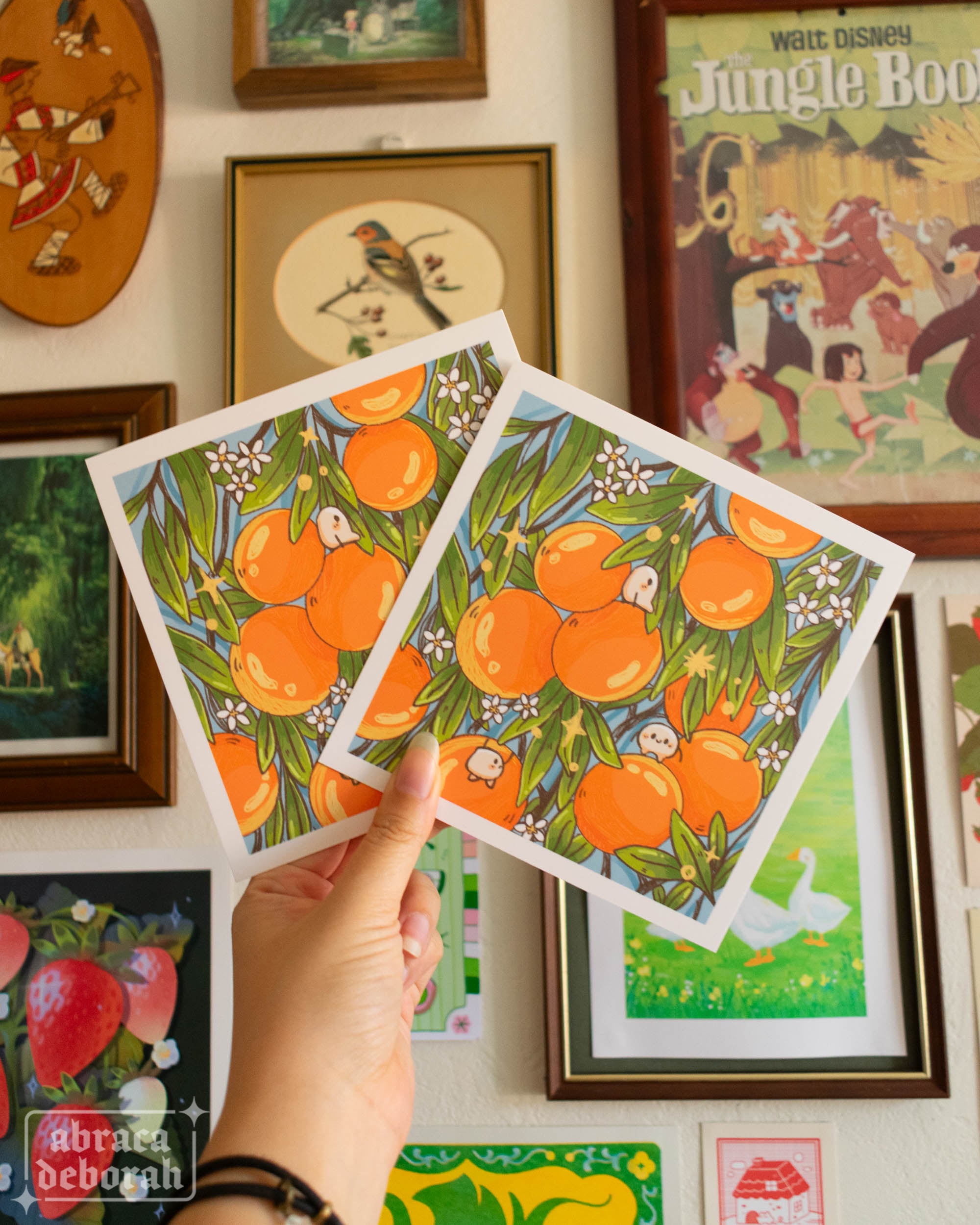 🍊 smell of citrus square print – Abracadeborah