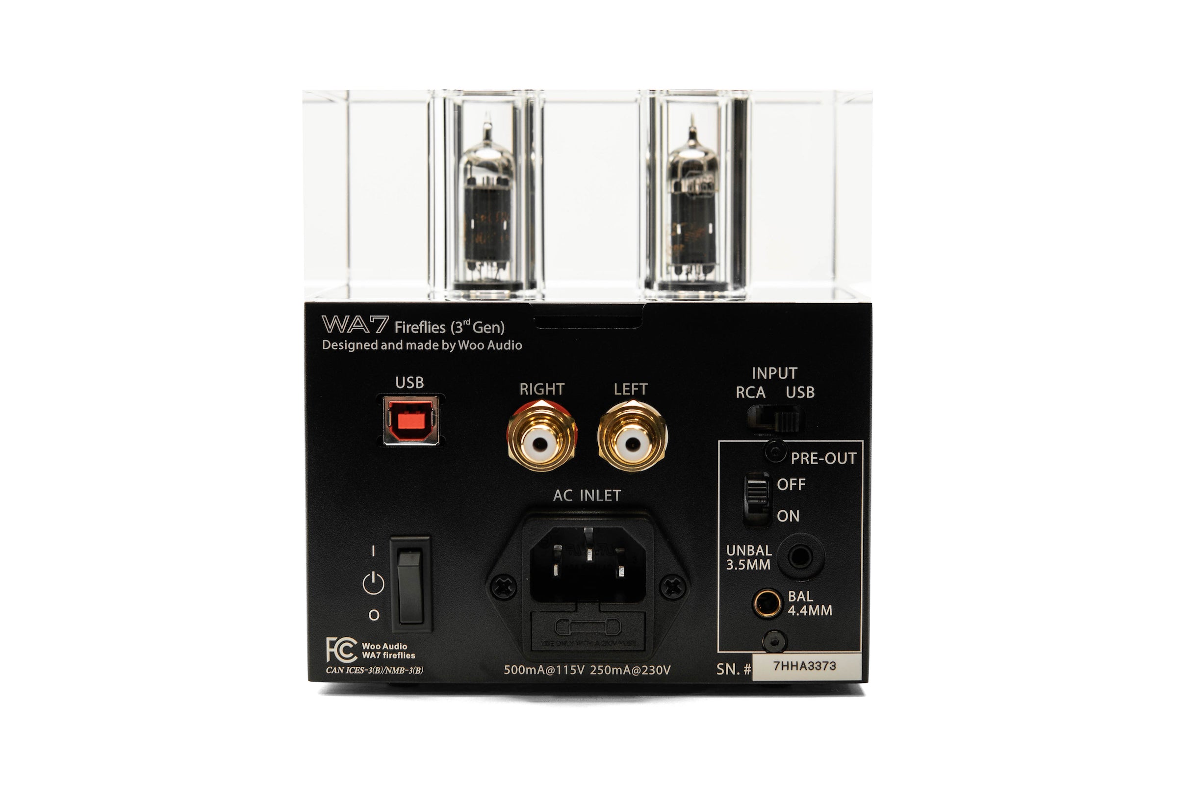 Woo Audio WA7 Fireflies (3rd gen) Balanced Headphone Amplifier