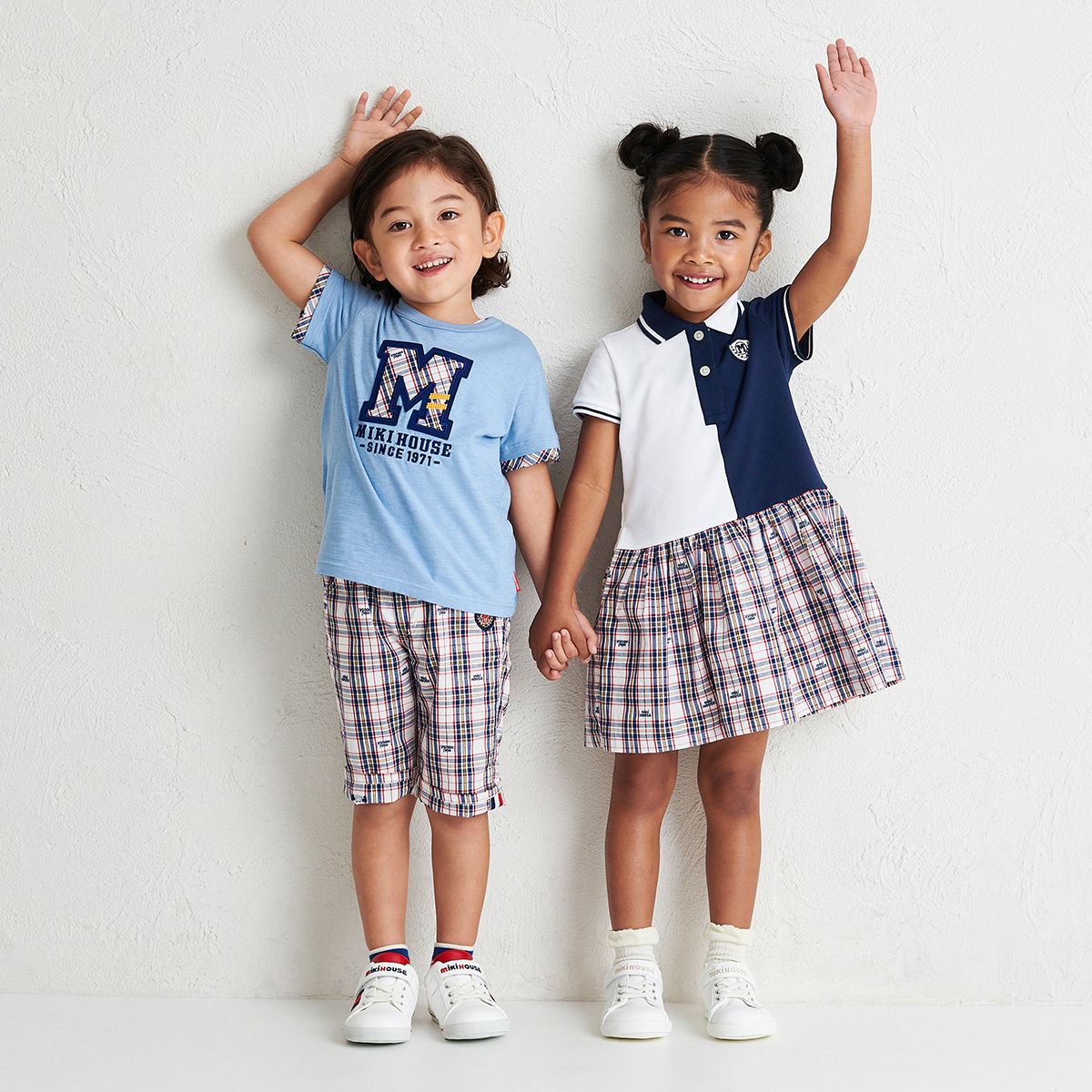 今おすすめ！ミキハウスチェックシリーズ♪｜ミキハウスミキハウス