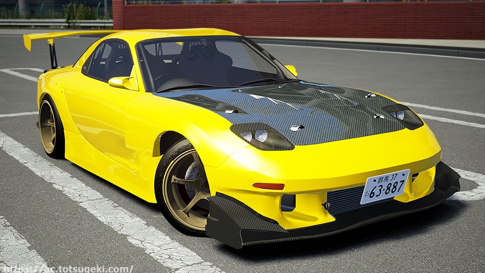 Assetto Corsa】RX-7 FD3S Fifth Stage 頭文字D（イニシャルD）| Mazda