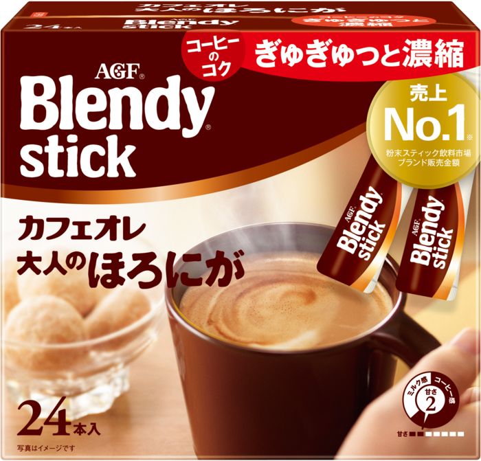 ブレンディ®」 スティック カフェオレ 大人のほろにが24本 | 味の素