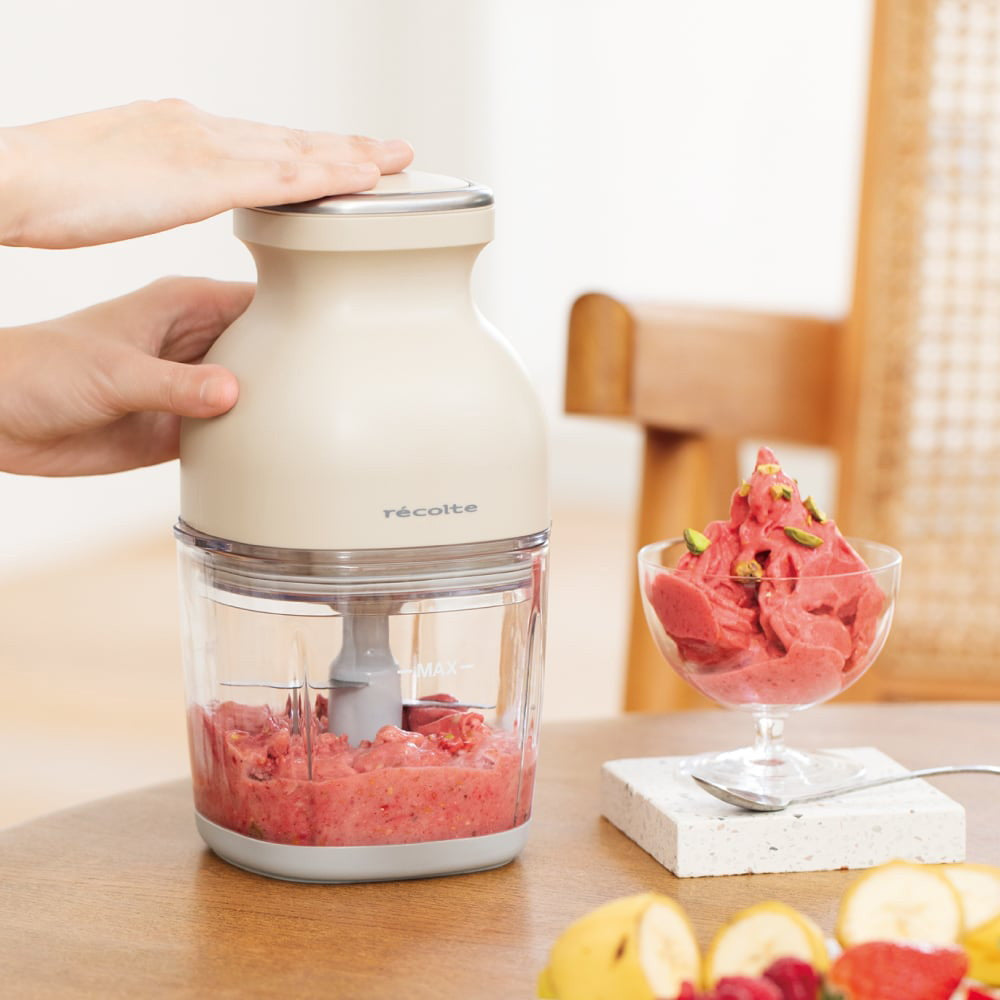 recolte(レコルト) コードレス カプセルカッターボンヌ クリーム