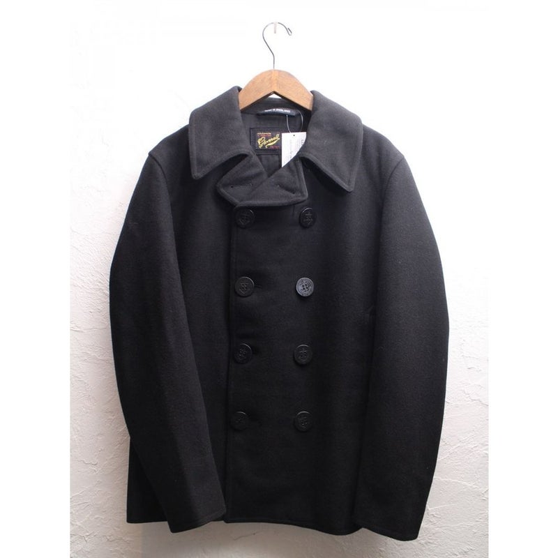 GLOVERALL グローバルオール ブラック Pコート イングランド製