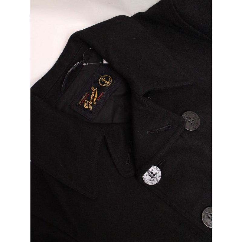 GLOVERALL グローバルオール ブラック Pコート イングランド製