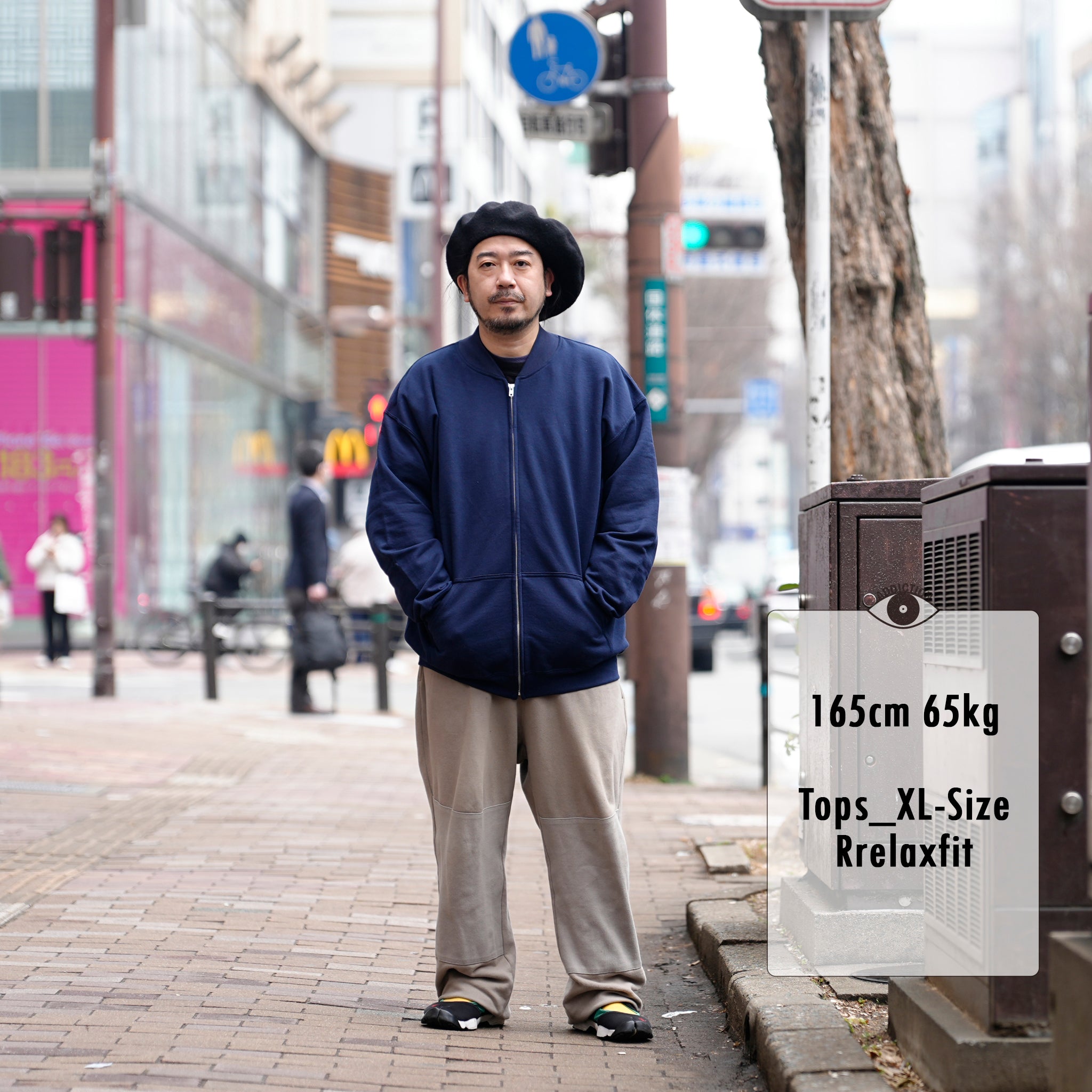 RELAXFIT №134 [ Gildan sweat Blouson] Color:スポーツグレー