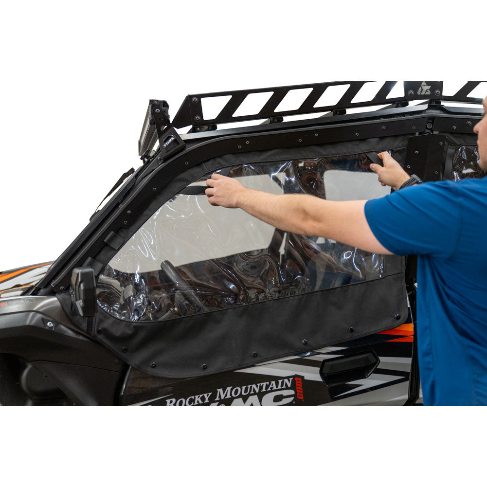 Tusk Zipperless Upper Door Kit Kawasaki Teryx KRX4 1000 2023-2026