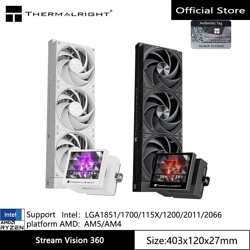 Thermalright Stream Vision 360 Integrated water cooling radiator