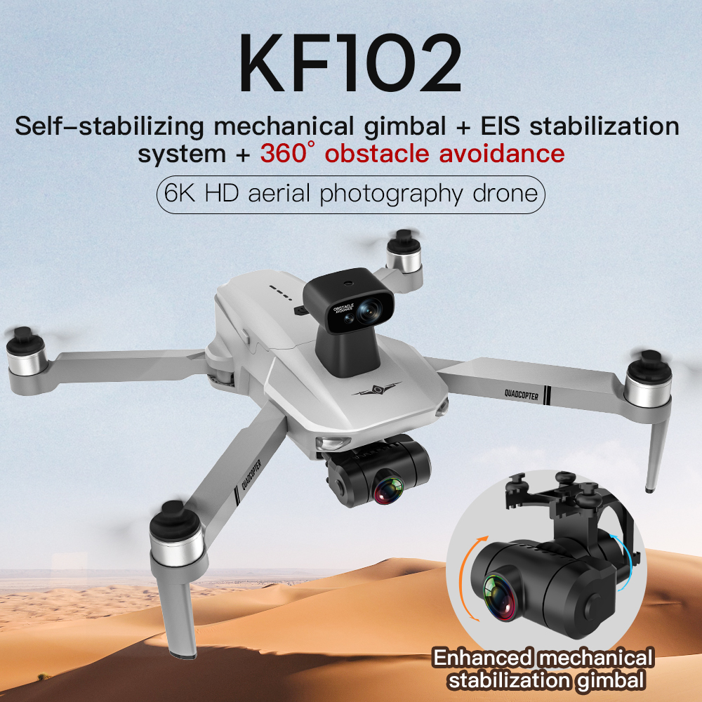 KF102/KF102 MAX EIS RC Drone GPS 5G 4K HD Camera Obstacle